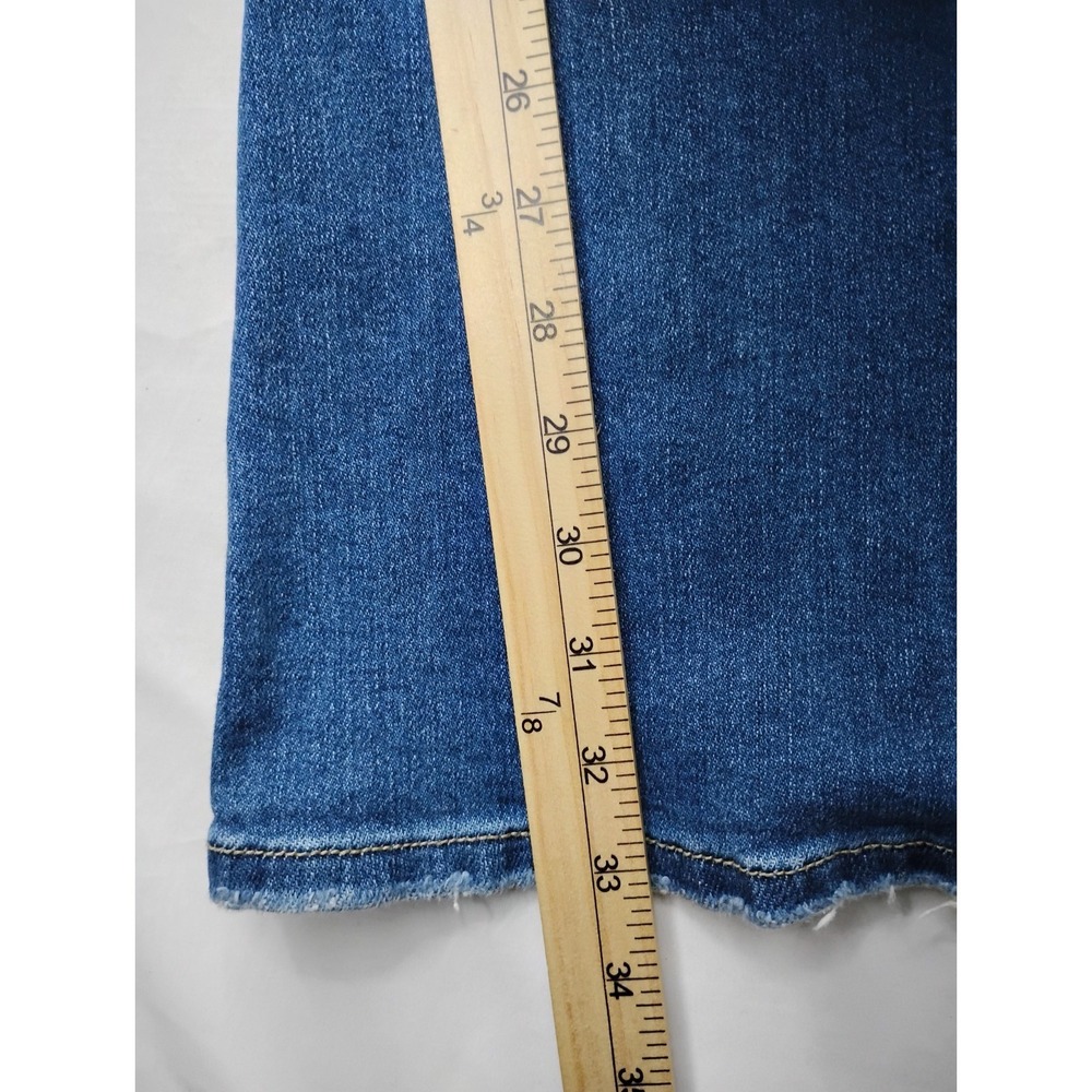 KanCan Chloe High Rise Super Flare Womens Size 15 / 31 Double Button Fly 32x33 - Picture 4 of 11